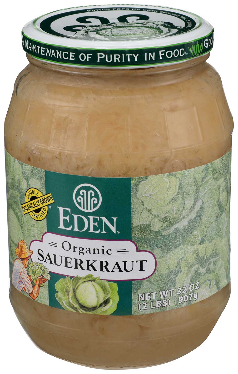 Eden Foods Organic Sauerkraut, 32 Ounce -- 12 Per Case