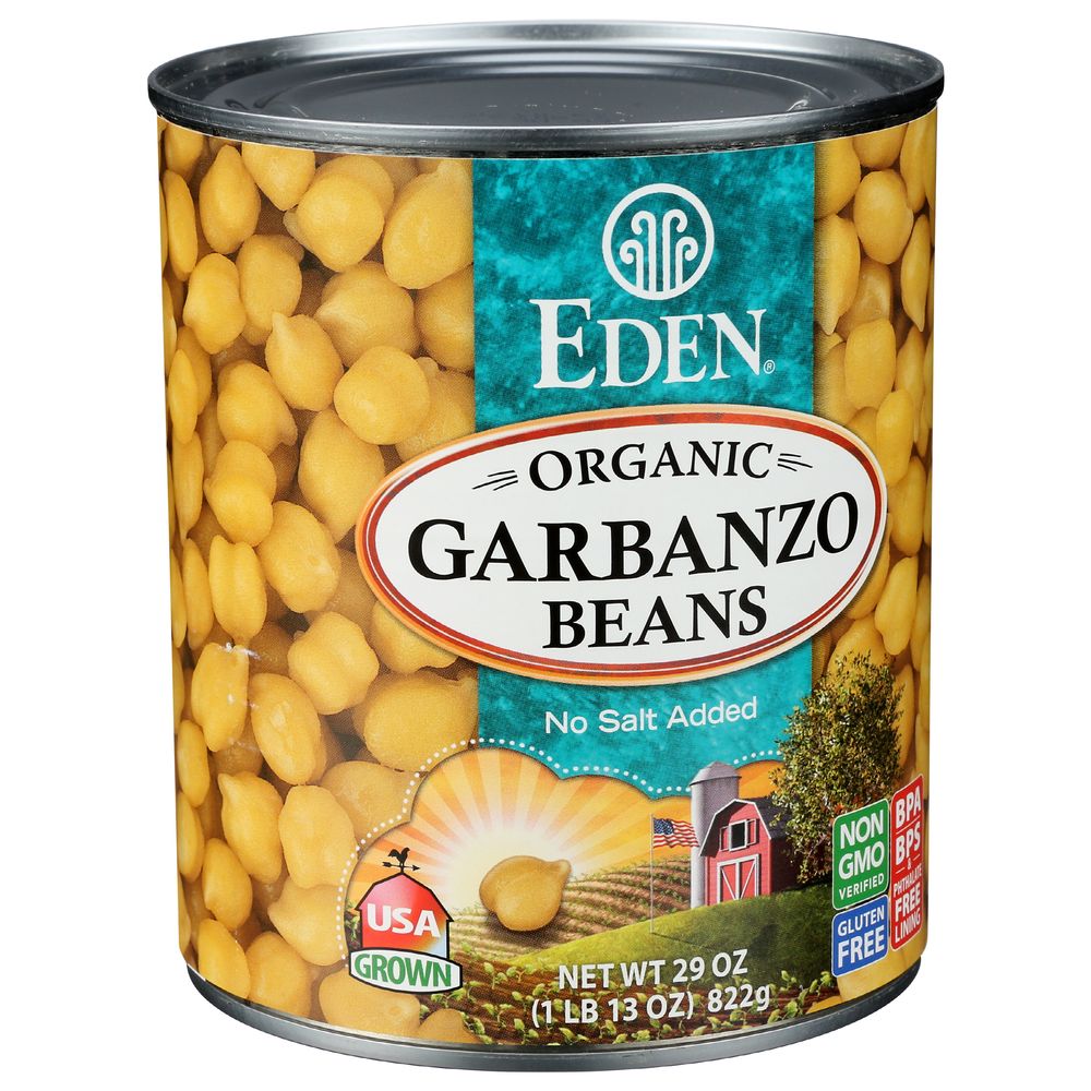 Eden Foods Organic Garbanzo Beans, 29 Ounce -- 12 Per Case