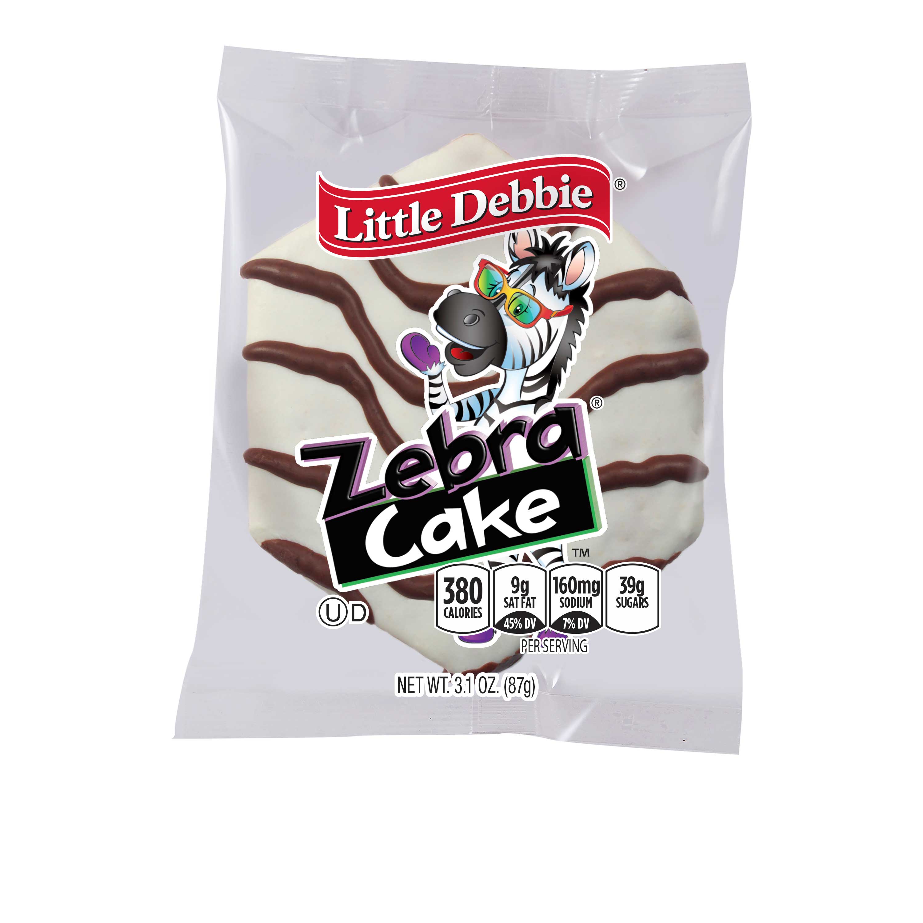 Little Debbie Vending Zebra Cakes, 3.1 Ounce -- 54 Per Case