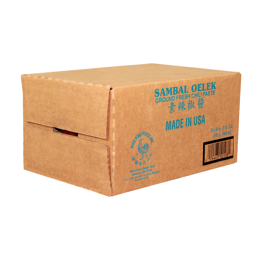 Huy Fong Sambal Oelex Chili Paste, 18 Ounce -- 12 Per Case
