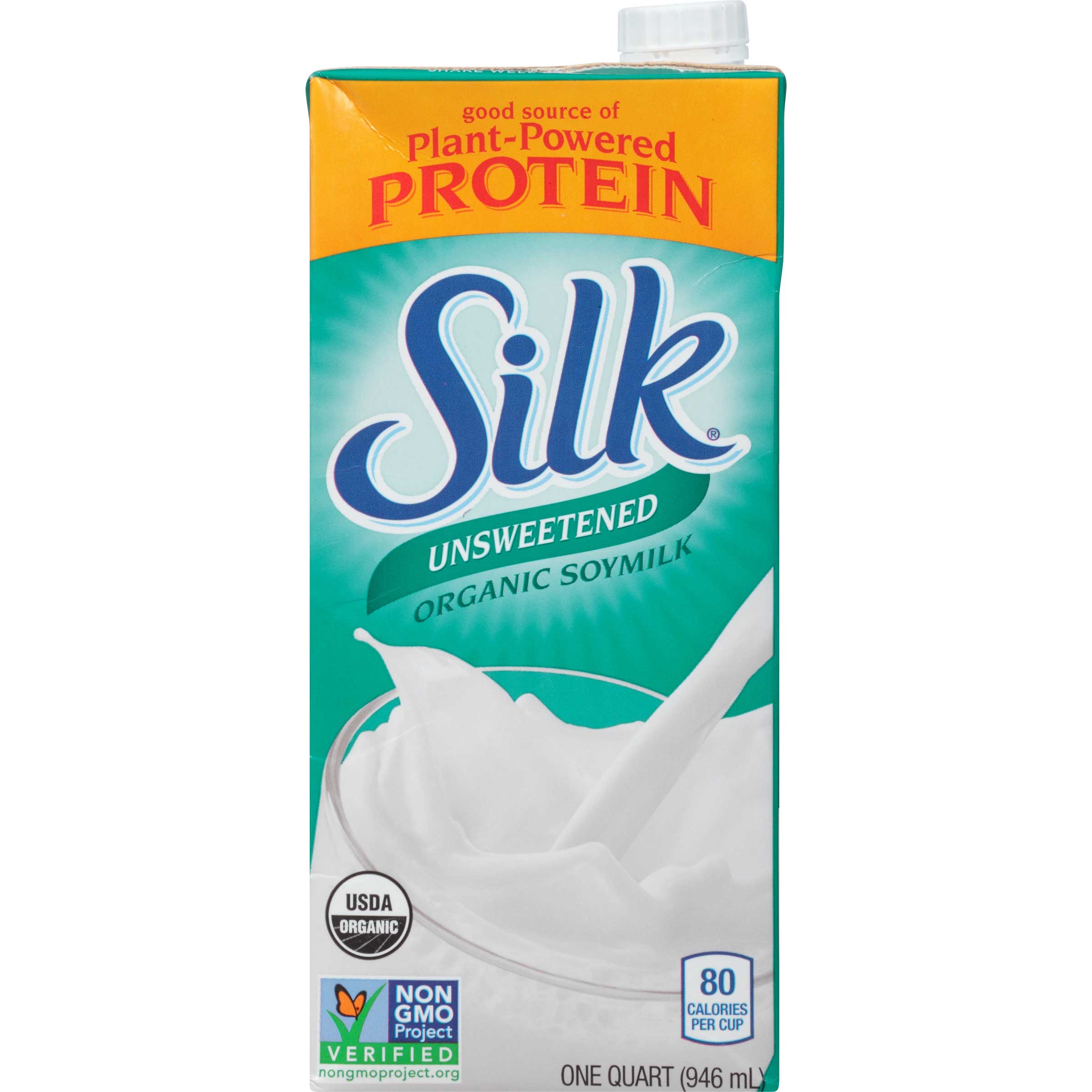 Silk All Natural Aseptic Unsweetened Soymilk Case