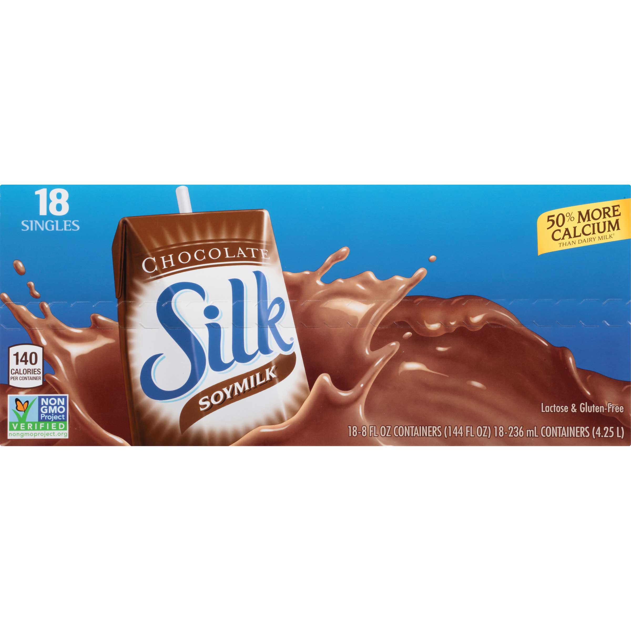 Silk Chocolate Soymilk, 8 Ounce -- 18 Per Case