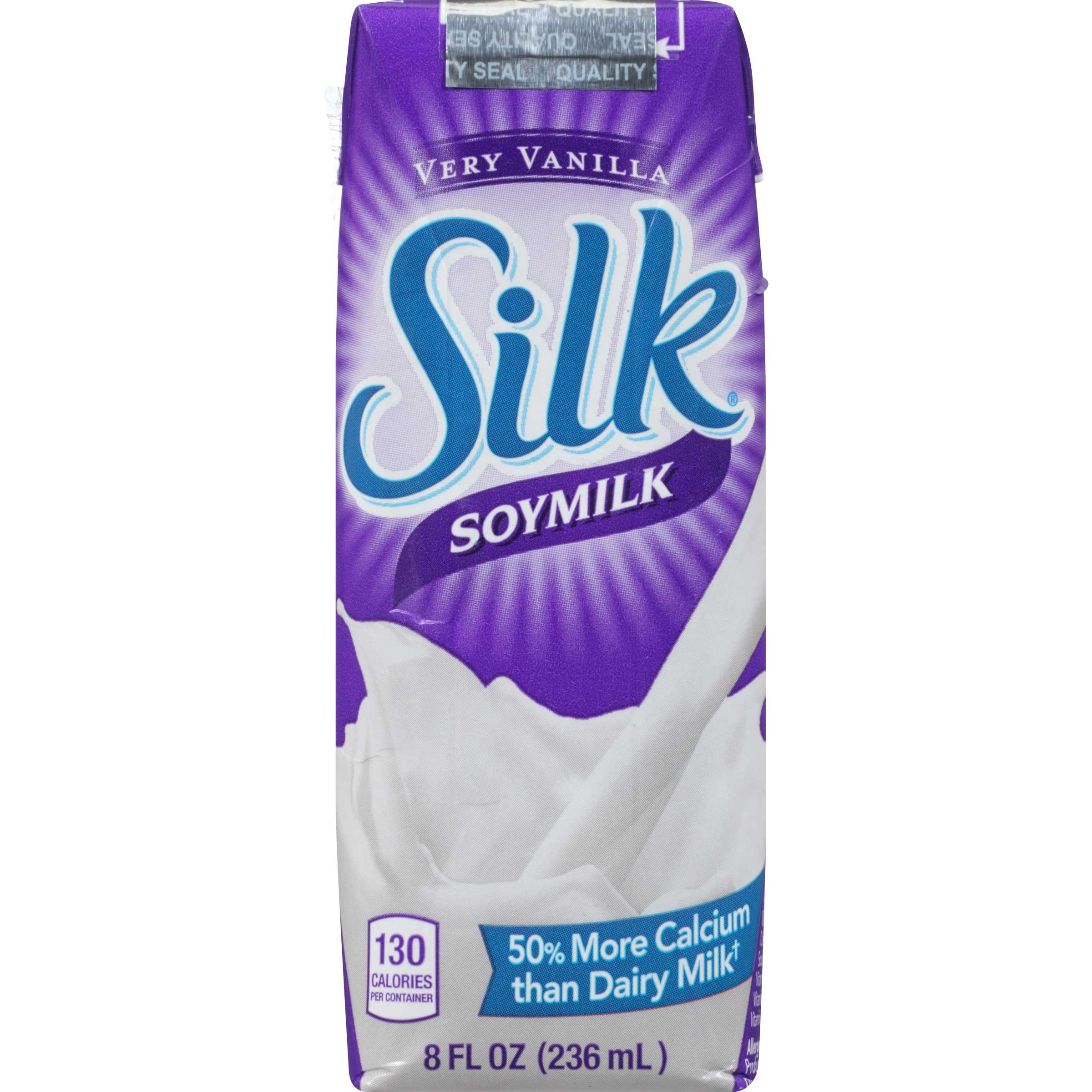 Soy Milk Silk Very Vanilla Soymilk, 8 Ounce -- 18 per case.