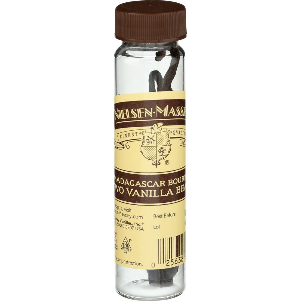 Nielsen Massey Madagascar Bourbon Vanilla Beans, 2 Count -- 12 Per Case