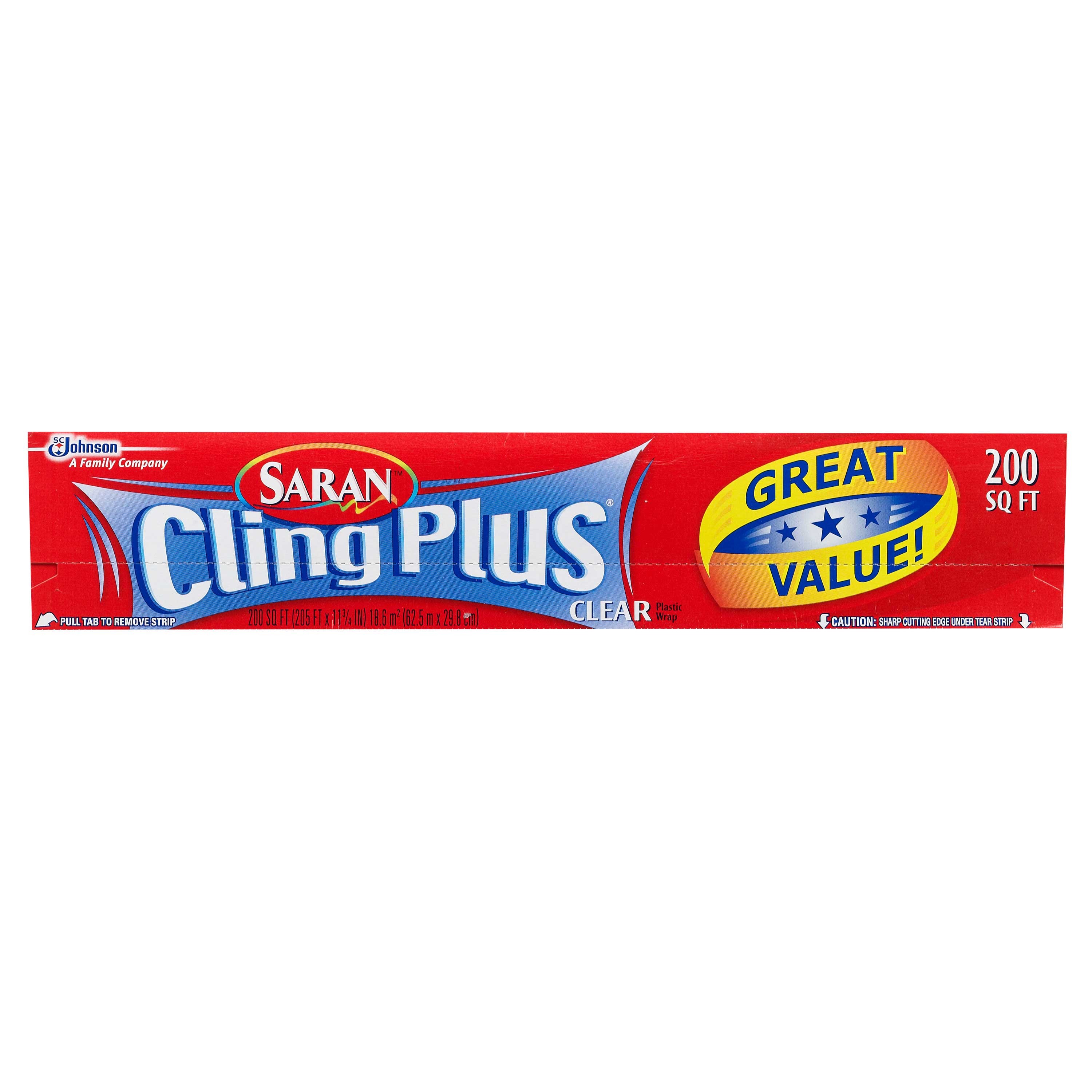 Red shop cling wrap