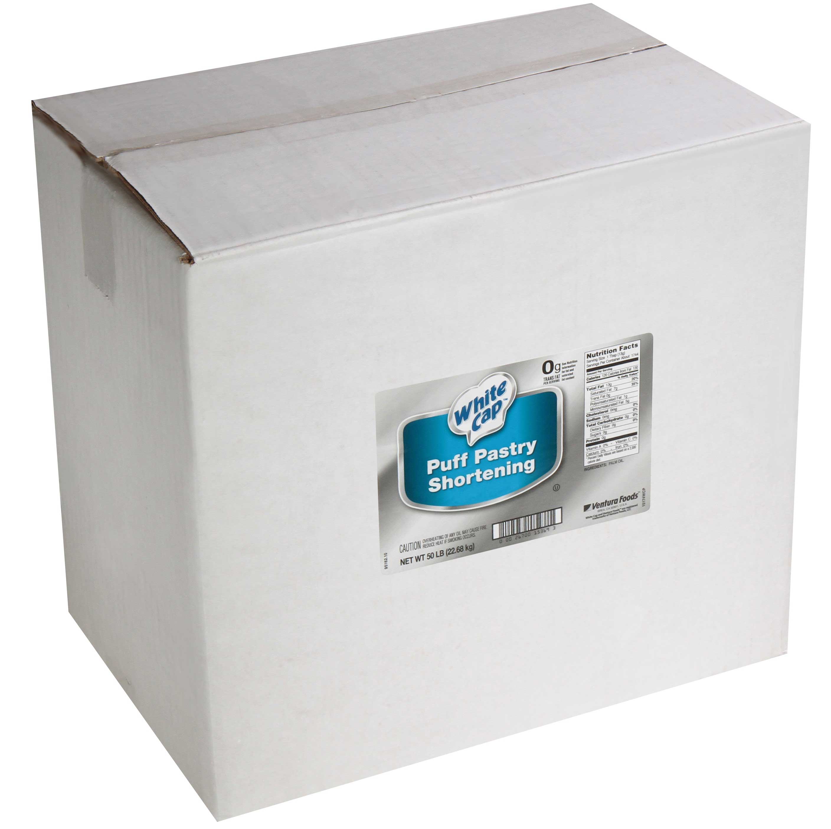 White Cap No Trans Fat Puff Pastry Shortening, 50 Pound Bag