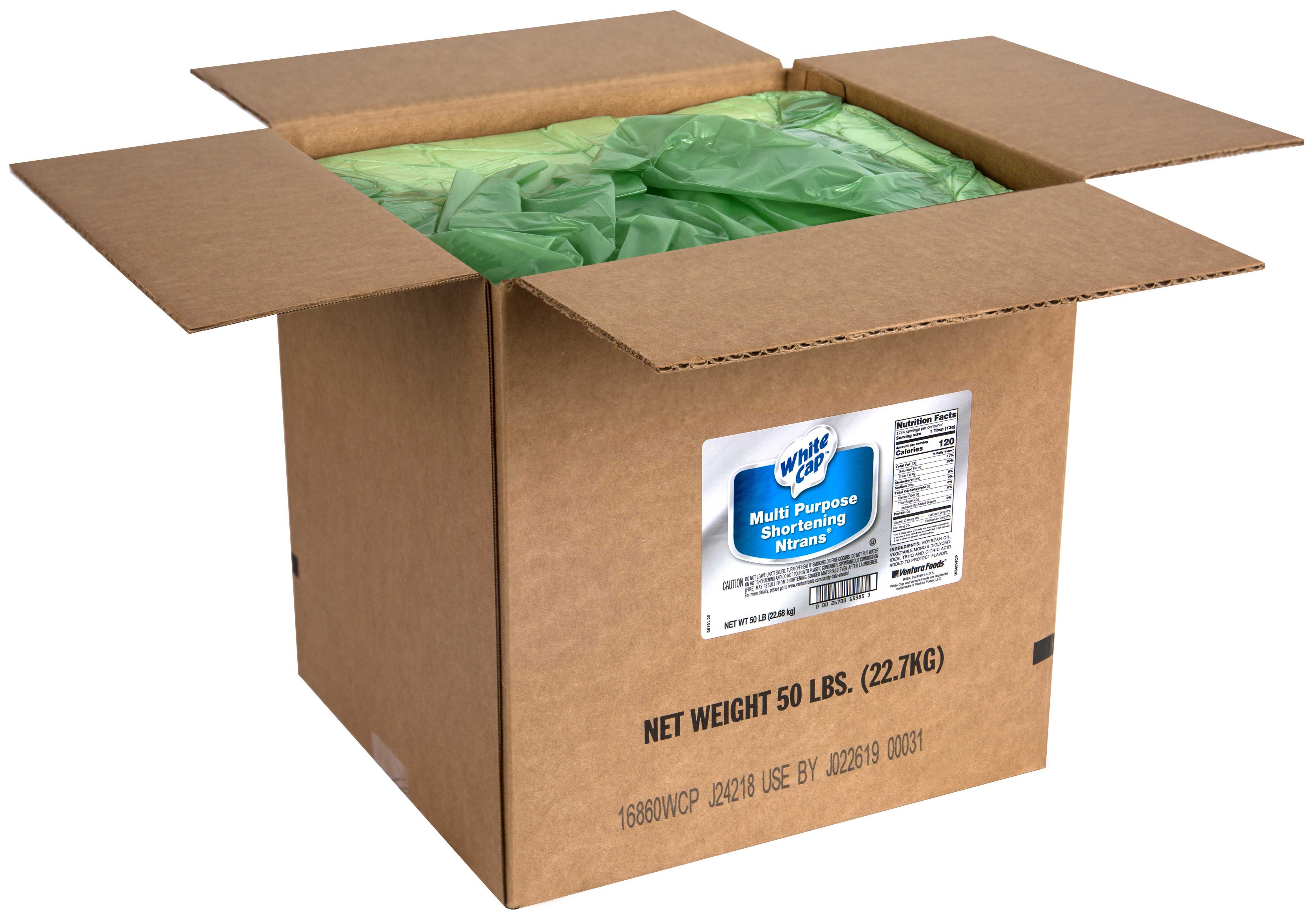 White Cap No Trans Fat All Purpose Shortening, 50 Pound Bag
