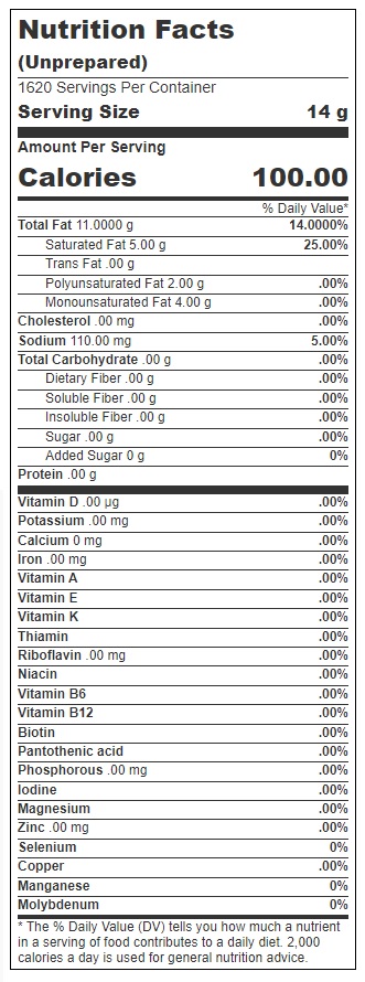 White Cap Table Grade Margarine, 50 Pound