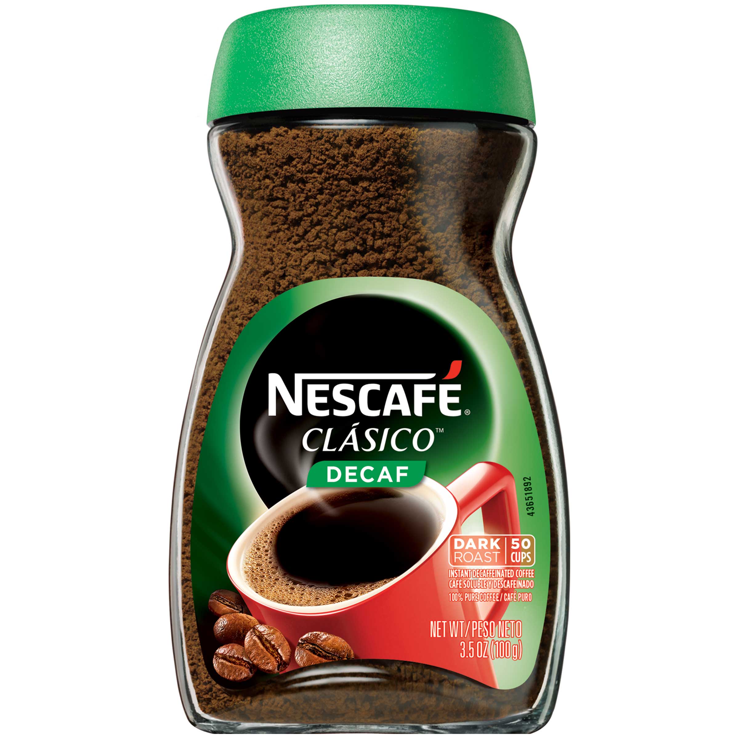 Nescafe Clasico Decaffinated Coffee, 3.5 Ounce -- 6 Per Case