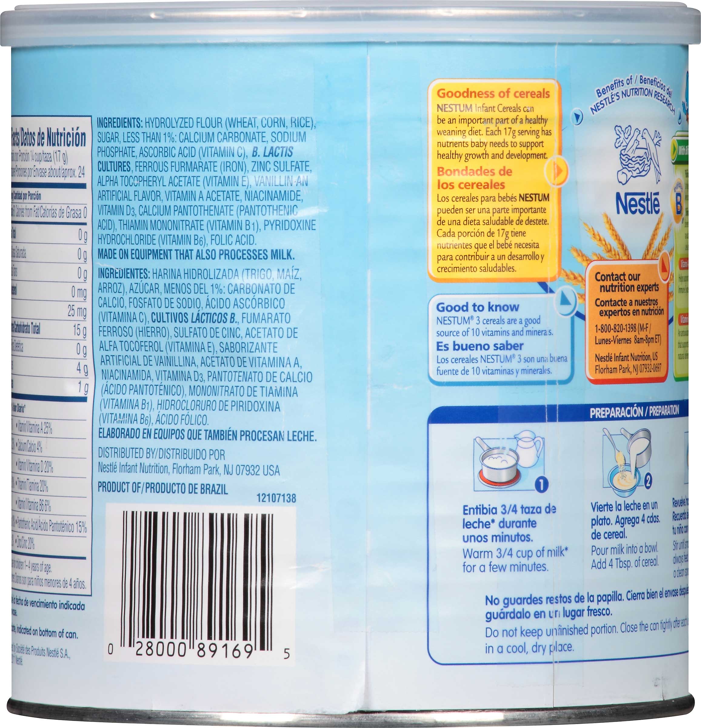 宅配 Nestle Nestum Three Rice Infant Cereals, 14.1 Ounce -- 6 per コーヒー