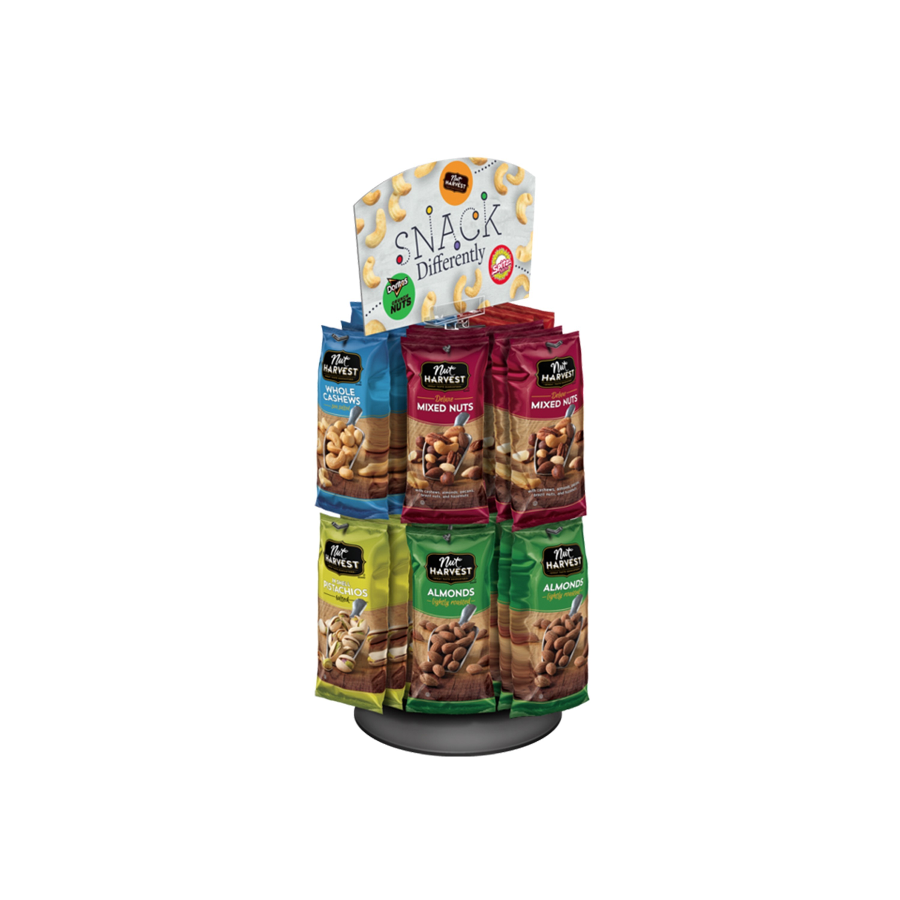 Nut Harvest Lightly Roasted Almond, 2.25 Ounce -- 48 Per Case
