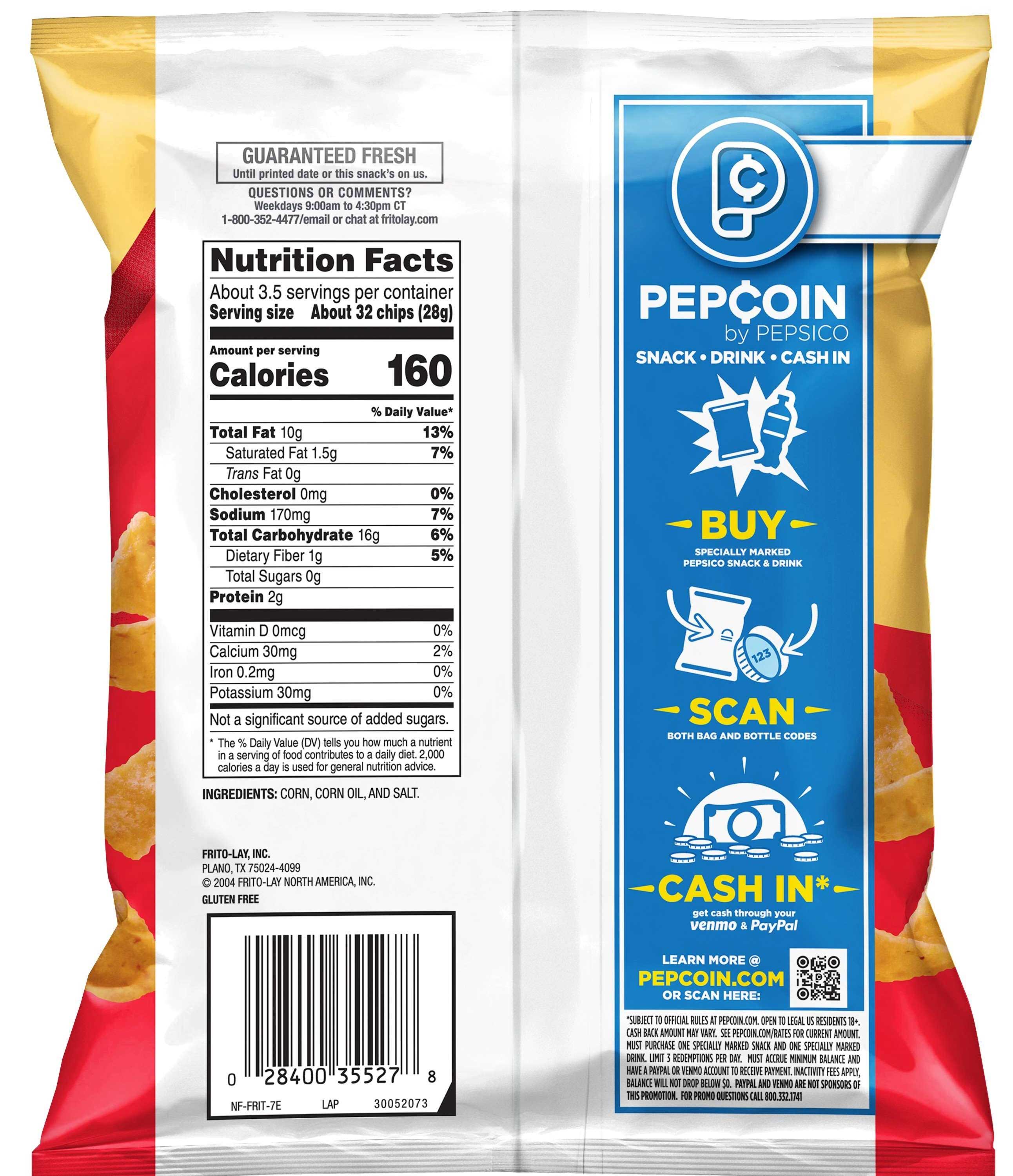 Fritos Corn Chips, 3.25 Ounce -- 36 Per Case