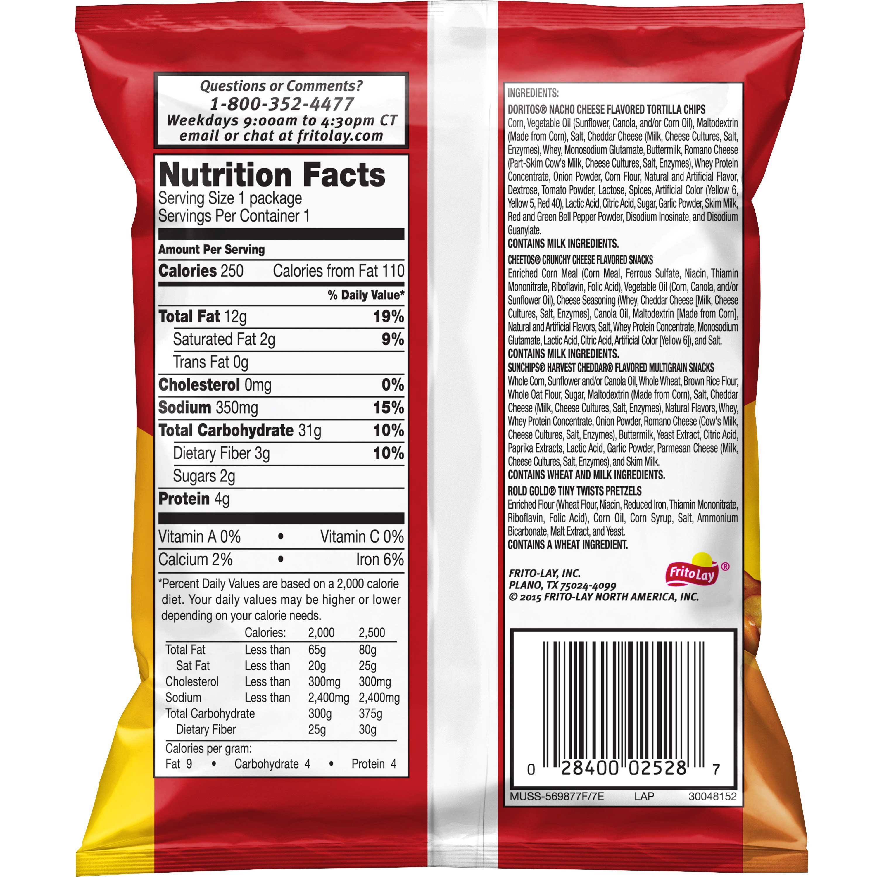 Munchies Cheese Fix Snack Mix, 1.75 Ounce -- 64 Per Case