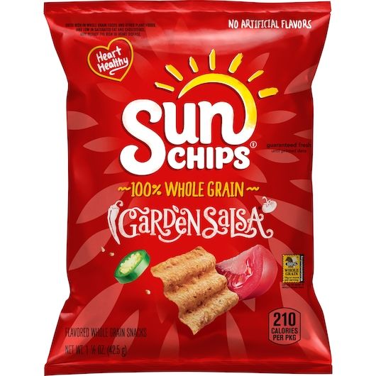 Sunchips 4 Flavors Whole Grain Snack, Variety Pack, 60 Count