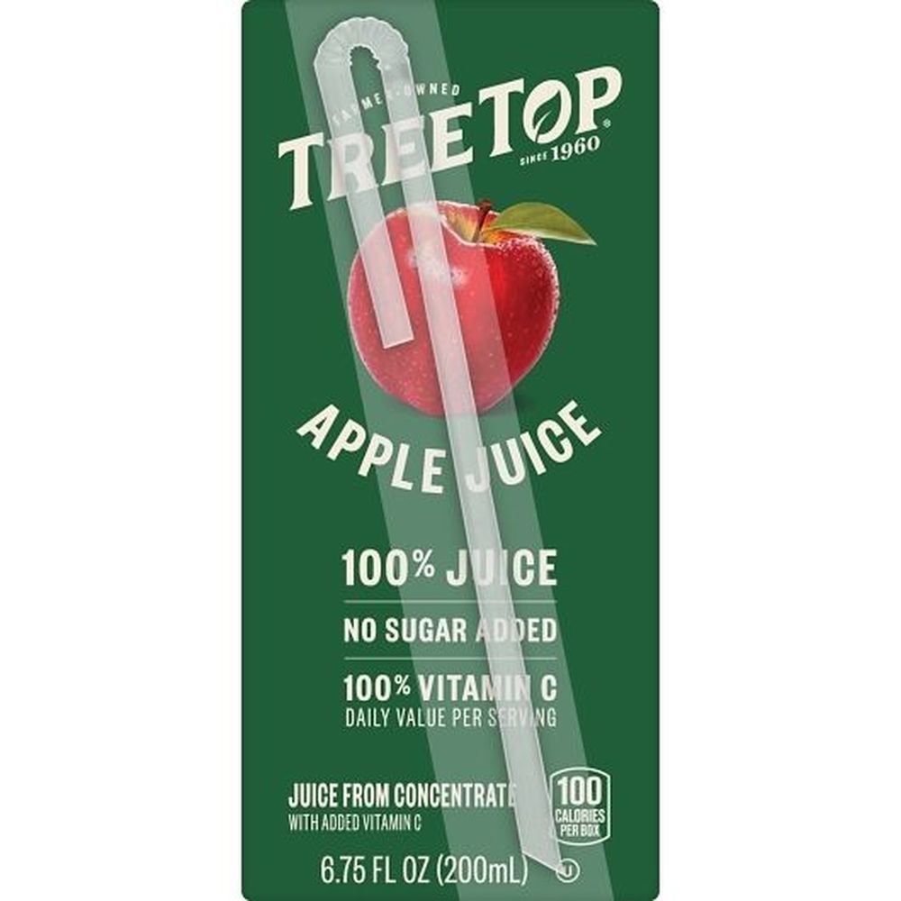 Tree Top Apple Juice, 6.75 Fluid Ounce -- 40 Per Case