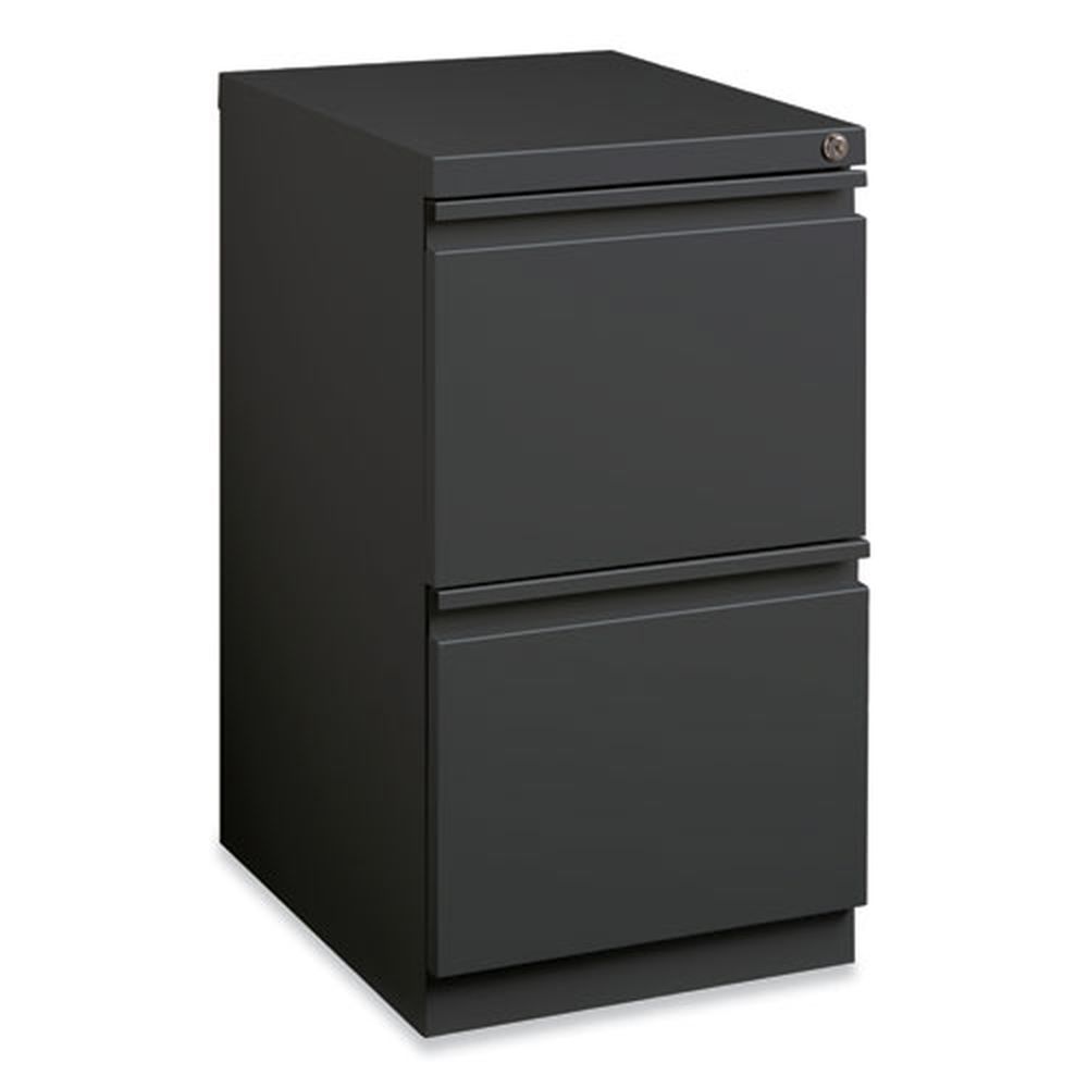 Hirsh Industries Full-width Pull 20 Deep File/file Letter Charcoal Mobile Pedestal File, 15 X 19.88 X 27.75 Inch