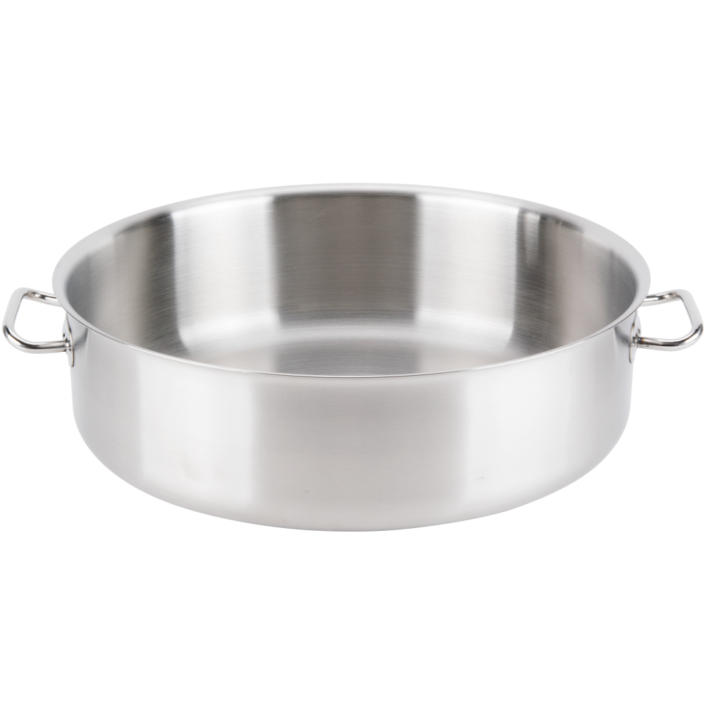 Vollrath Intrigue Stainless Steel Brazier Casserole Pan, 24 Quart