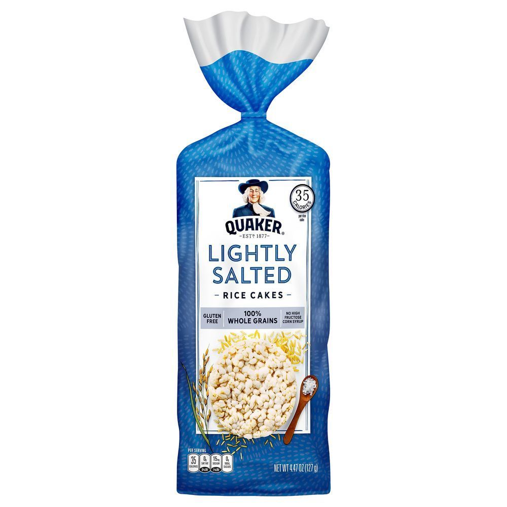 Quaker Lightly Salted Rice Cakes, 4.47 Ounce -- 12 Per Case
