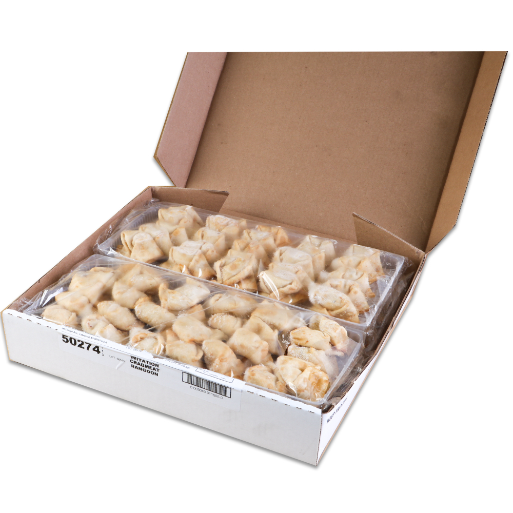 Cuisine Innovations Imitation Crabmeat Rangoon, 0.95 Ounce -- 100 Per Case