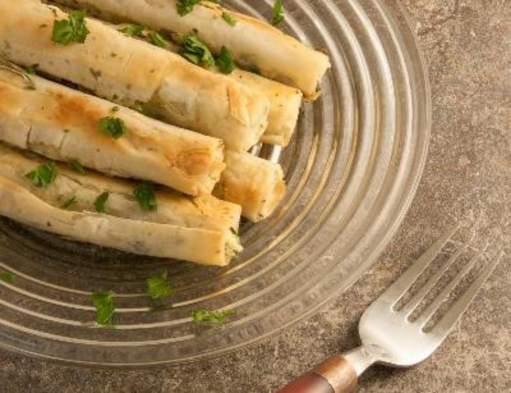 Simply Cuisine Spinach and Feta Fillo Roll 100 per case.