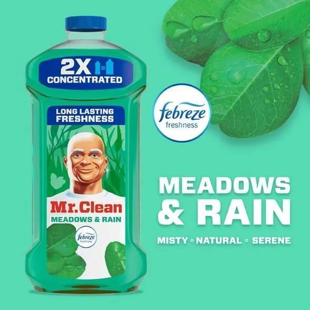 Mr. Clean Meadows And Rain All Purpose Cleaner Liquid, 23 Ounce -- 6 Per Case