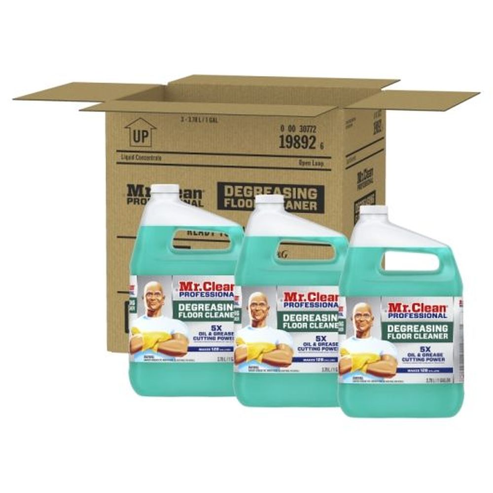 Mr. Clean Professional Degreasing Floor Cleaner, 1 Gallon -- 3 Per Case