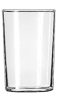 Libbey 58 Straight Sided Seltzer, 6 Ounce -- 72 Per Case