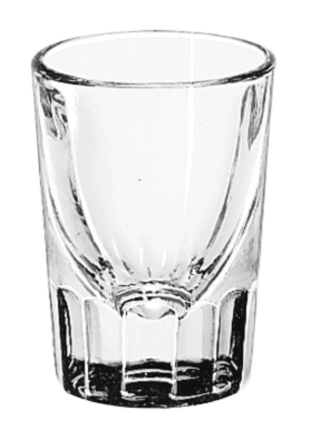 Libbey 5127 Fluted Whiskey (4, 1-dozen Cartons), Capacity: 1.5ounce -- 48 Per Case