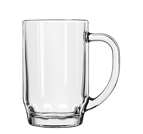 Libbey 5303 Glass Beer Mug Thumbprint, 20.25 Ounce -- 24 Per Case