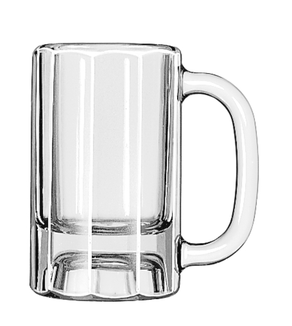 Libbey 5019 Paneled Mug, Capacity: 10ounce -- 12 Per Case