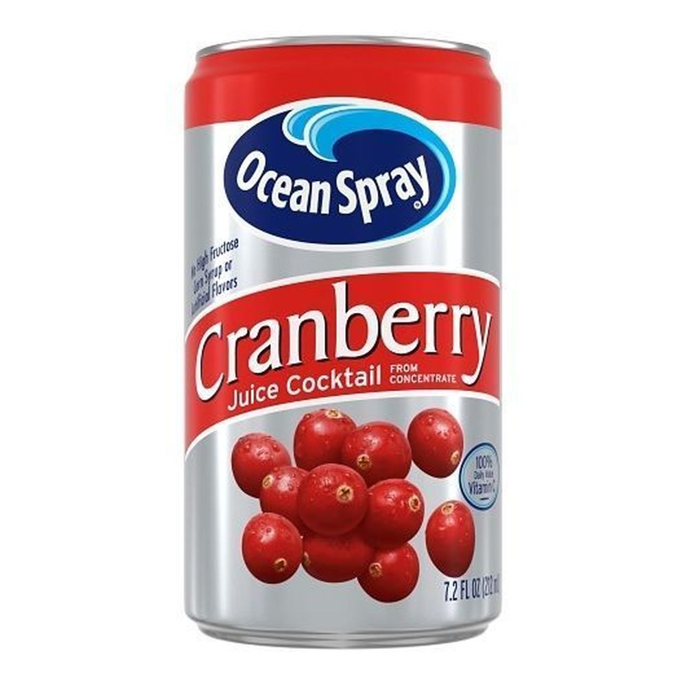 Ocean Spray Cranberry Juice Cocktail, 7.2 Fluid Ounce -- 24