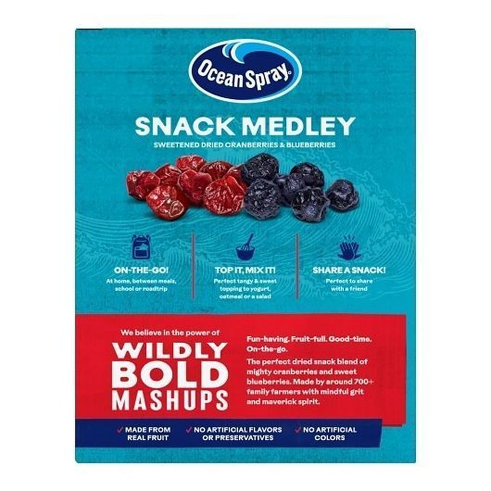 Ocean Spray Blueberry Cranberry Snack Medley, 1 Ounce -- 50