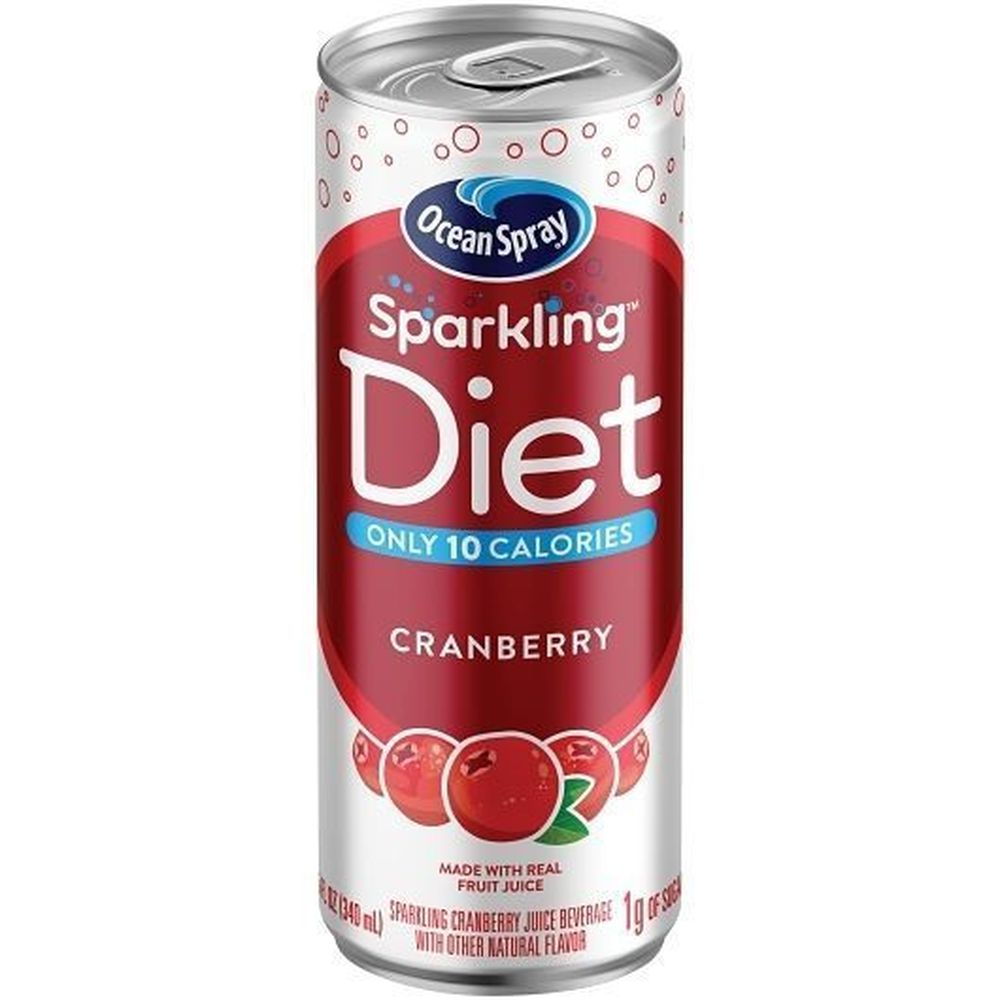 Ocean Spray Diet Sparkling Cranberry Juice Case FoodServiceDirect