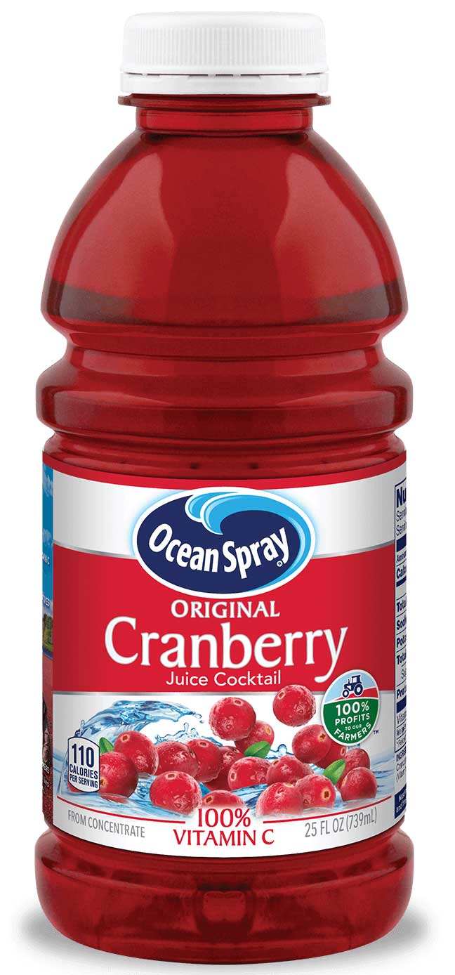 Ocean Spray Cranberry Juice Cocktail, 25 Fluid Ounce -- 12 per case