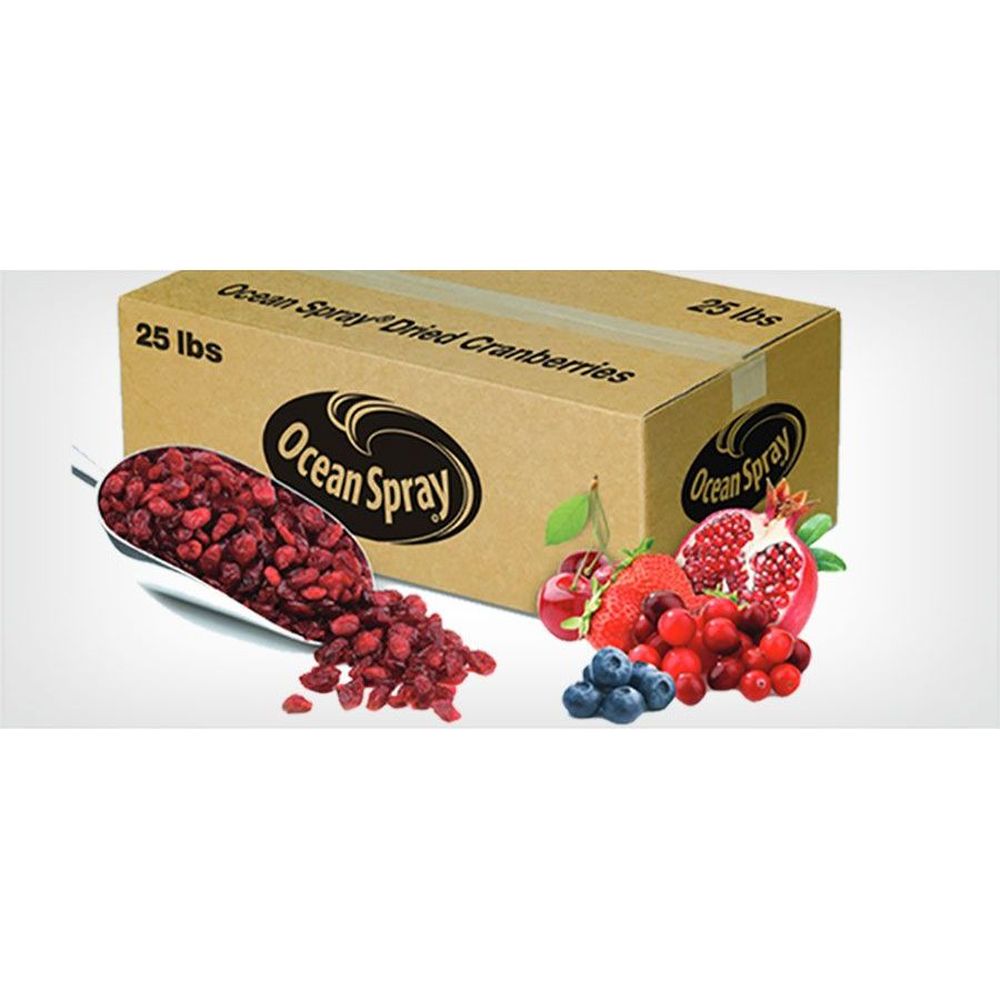 Ocean Spray Sweetened Dried Cranberry And Blueberry, 25 Pound