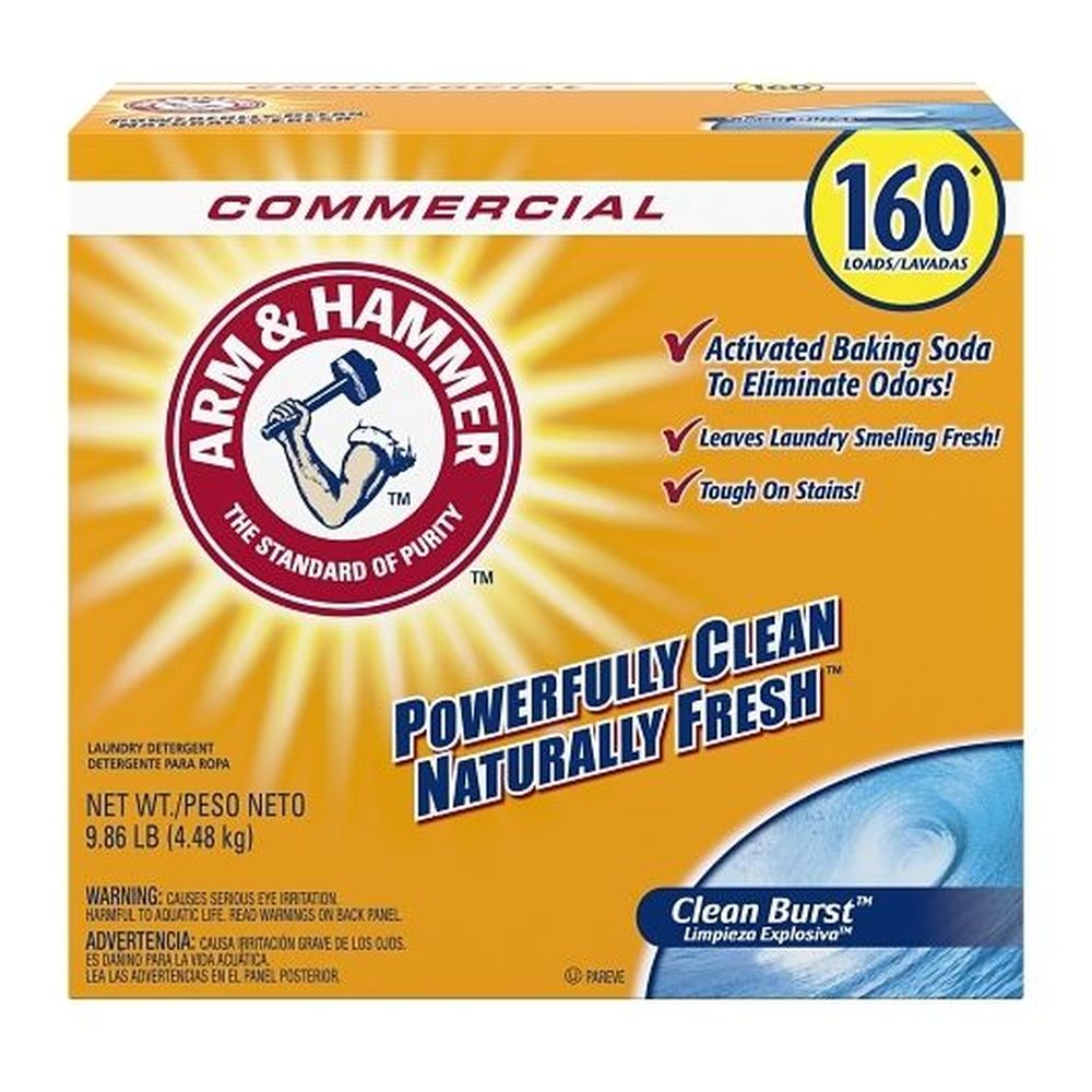 Arm & Hammer Clean Burst Powder Laundry Detergent, 160 Ounce -- 3 Per Case