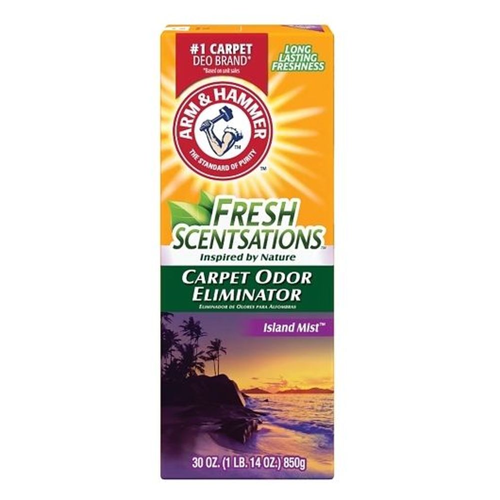 Arm & Hammer Fresh Scentsations Island Mist Carpet Odor Eliminator, 30 Ounce -- 6 Per Case