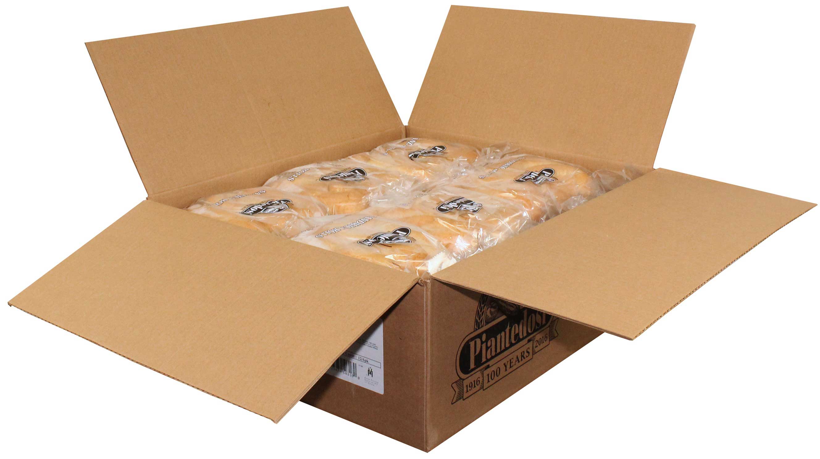 Piantedosi Sliced Sandwich Roll -- 72 Per Case