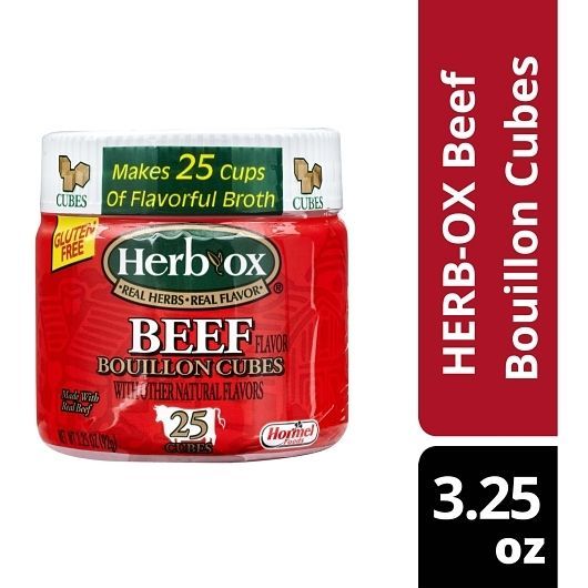 Herb-ox Beef Bouillon Cube, 3.25 Ounce -- 12 Per Case