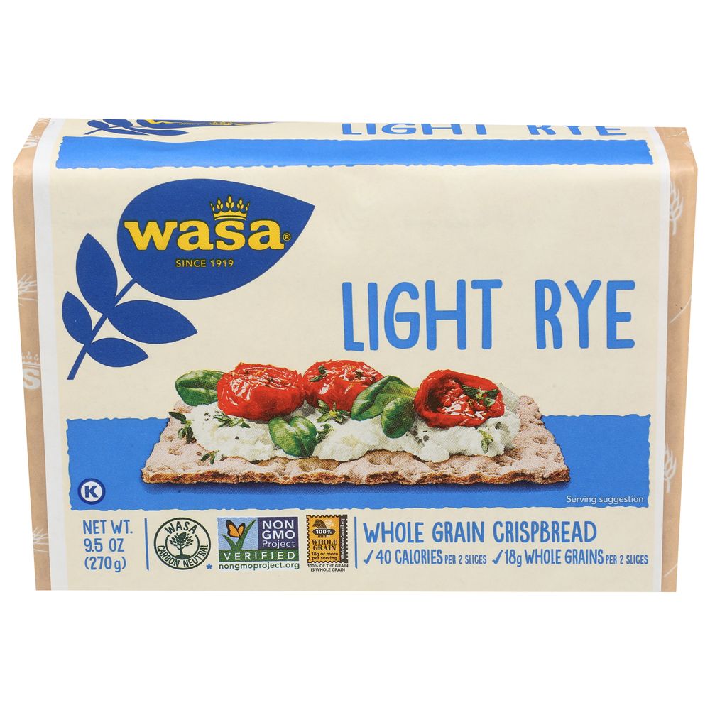 Wasa Light Rye Crispbread Case | FoodServiceDirect