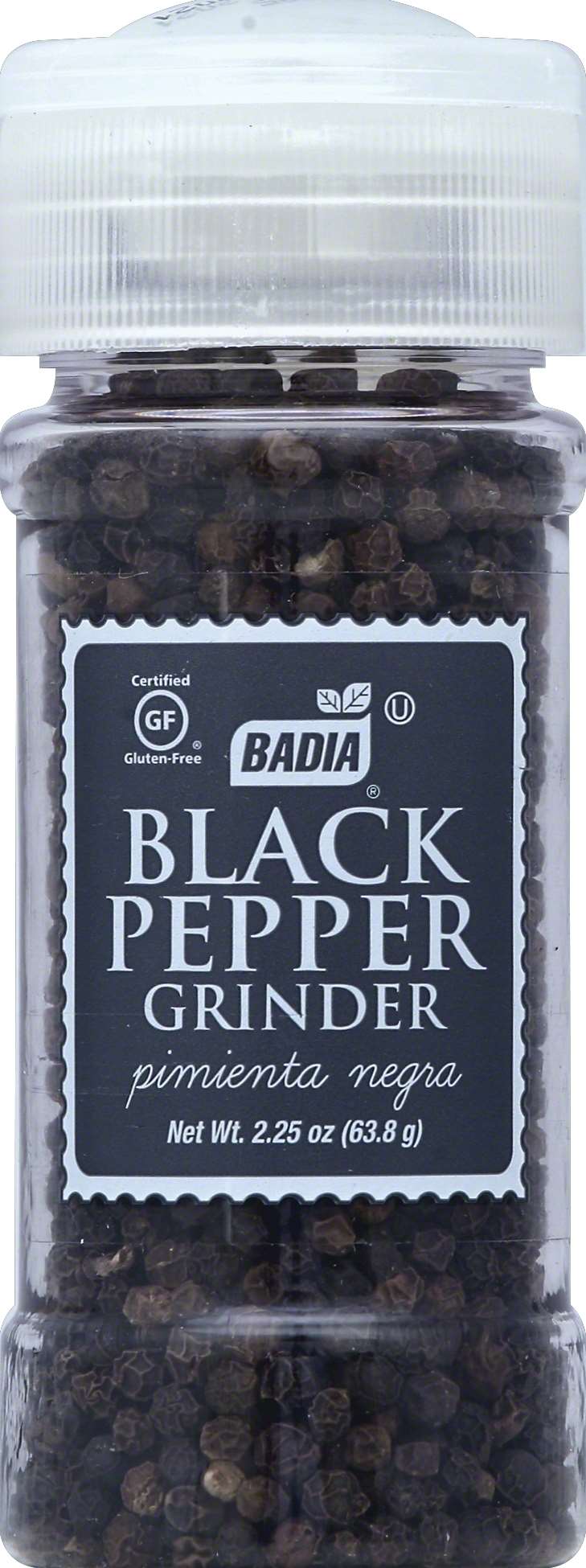 Badia Whole Black Pepper, 2.25 Ounce -- 8 Per Case