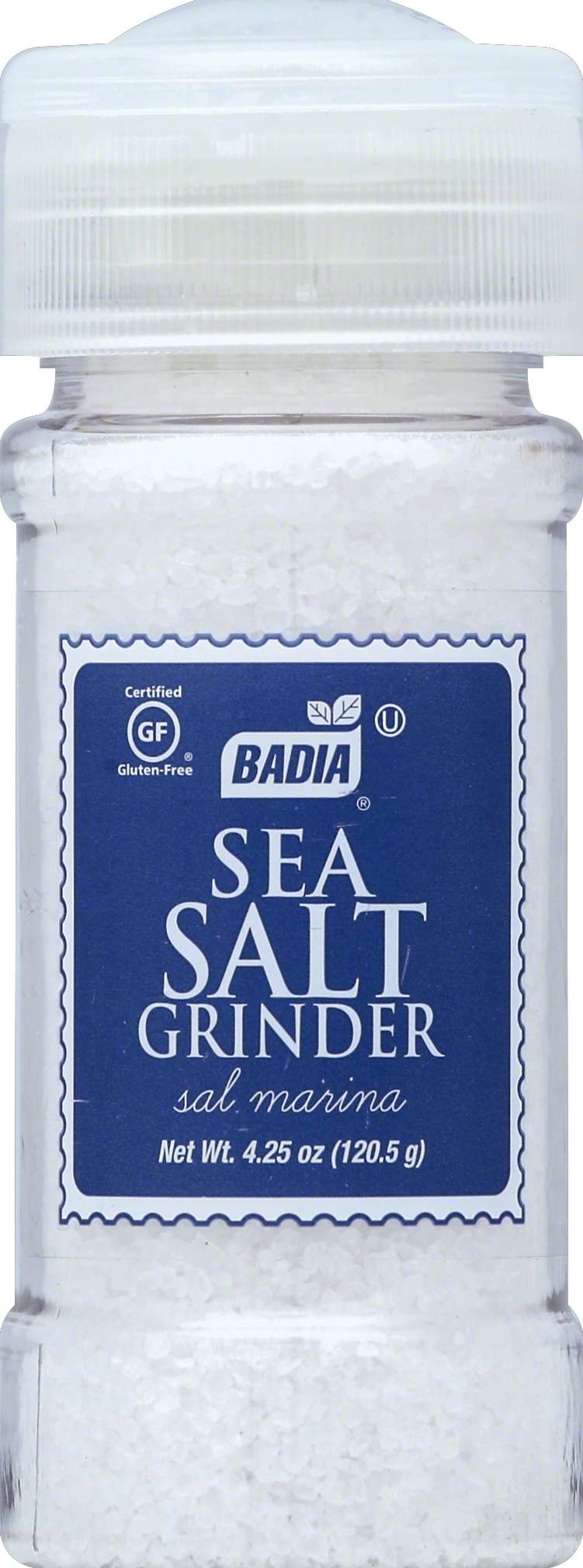 Badia Grinder Sea Salt, 4.25 Ounce 8 per case