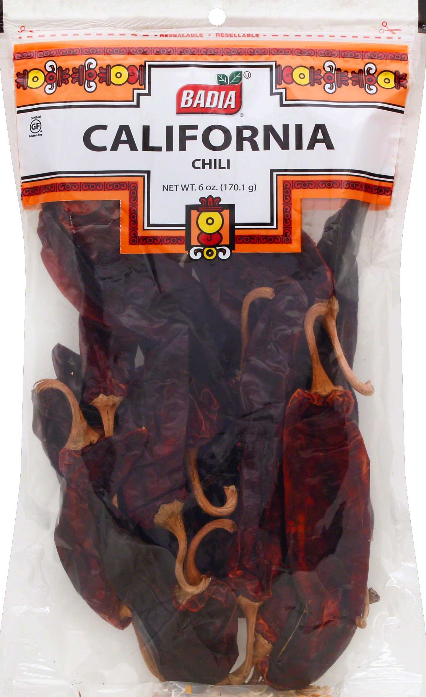Badia California Chili Peppers, 6 Ounce Bag -- 12 per case