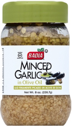 Badia Minced Garlic In Olive Oil, 8 Ounce -- 12 Per Case