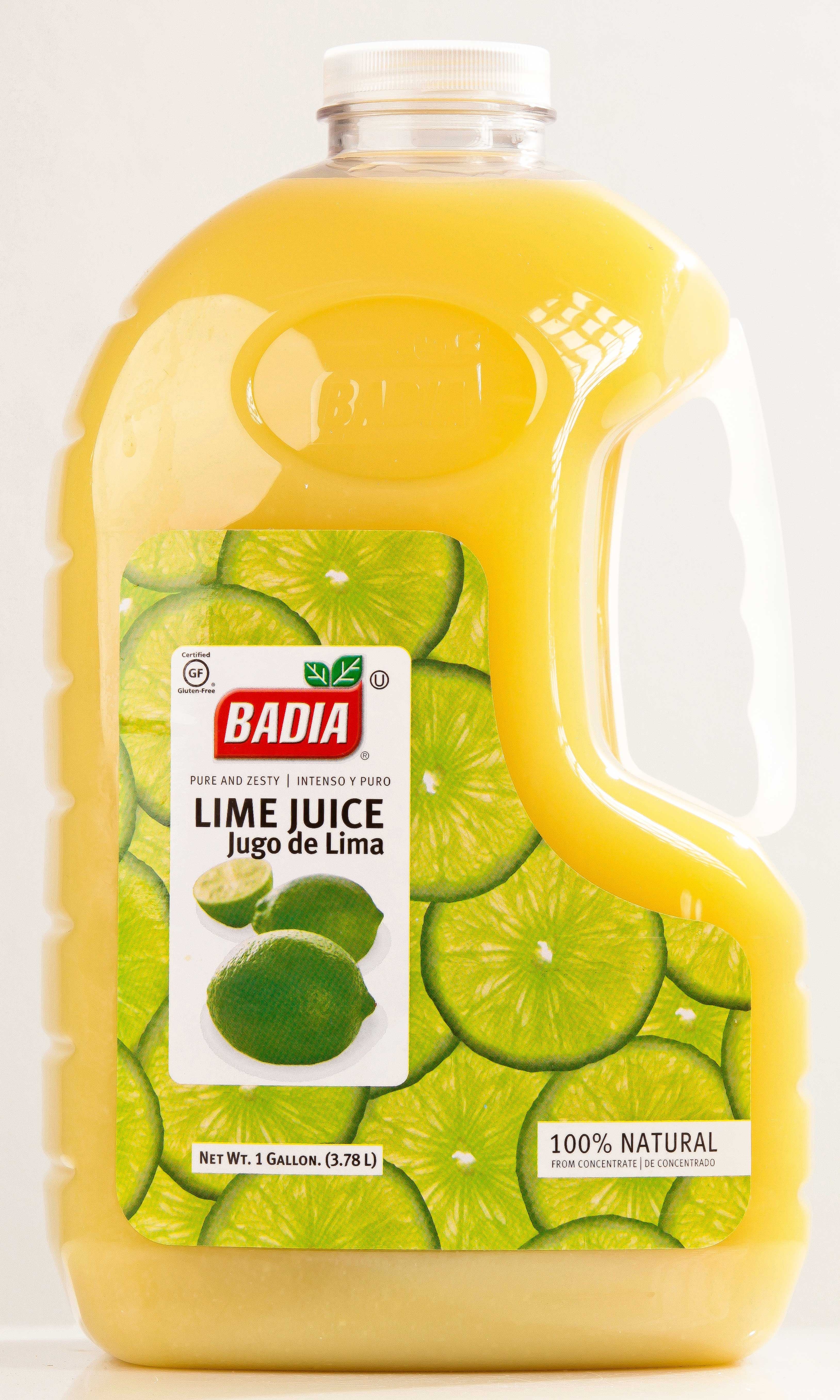 Badia Lime Juice, 1 Gallon -- 4 Per Case
