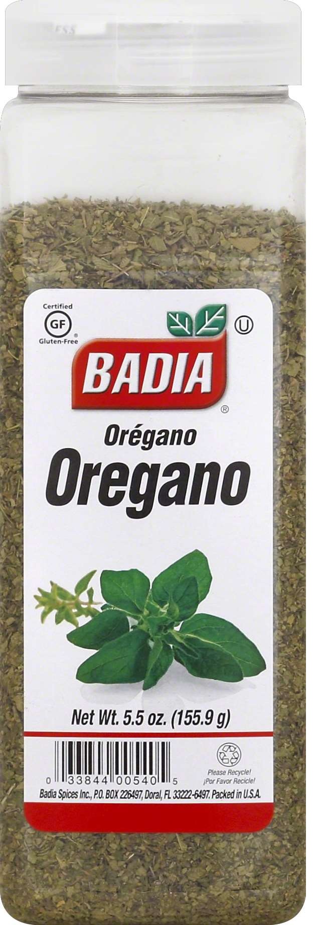 Badia Whole Oregano, 5.5 Ounce Bottle -- 6 Per Case