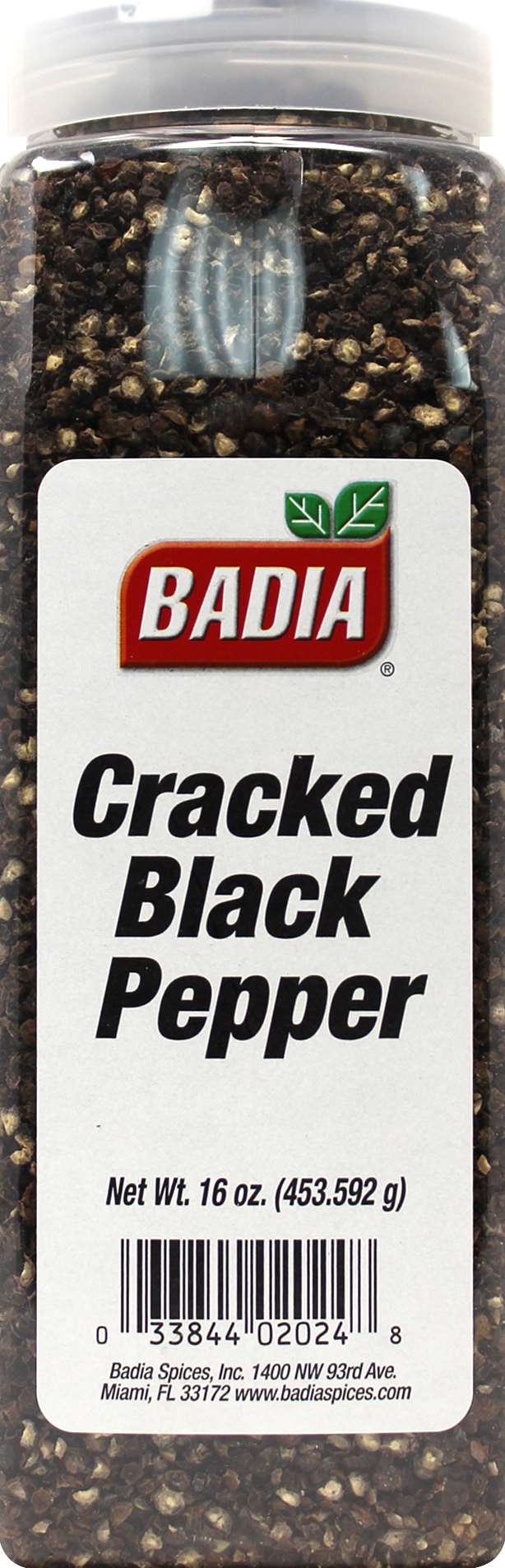 Badia Cracked Black Pepper, 16 Ounce Bottle -- 6 per case