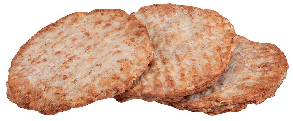 Jones Dairy Farm Gluten Free Fully Cooked Turkey Sausage Patties, 1.5 Ounce -- 107 Per Case
