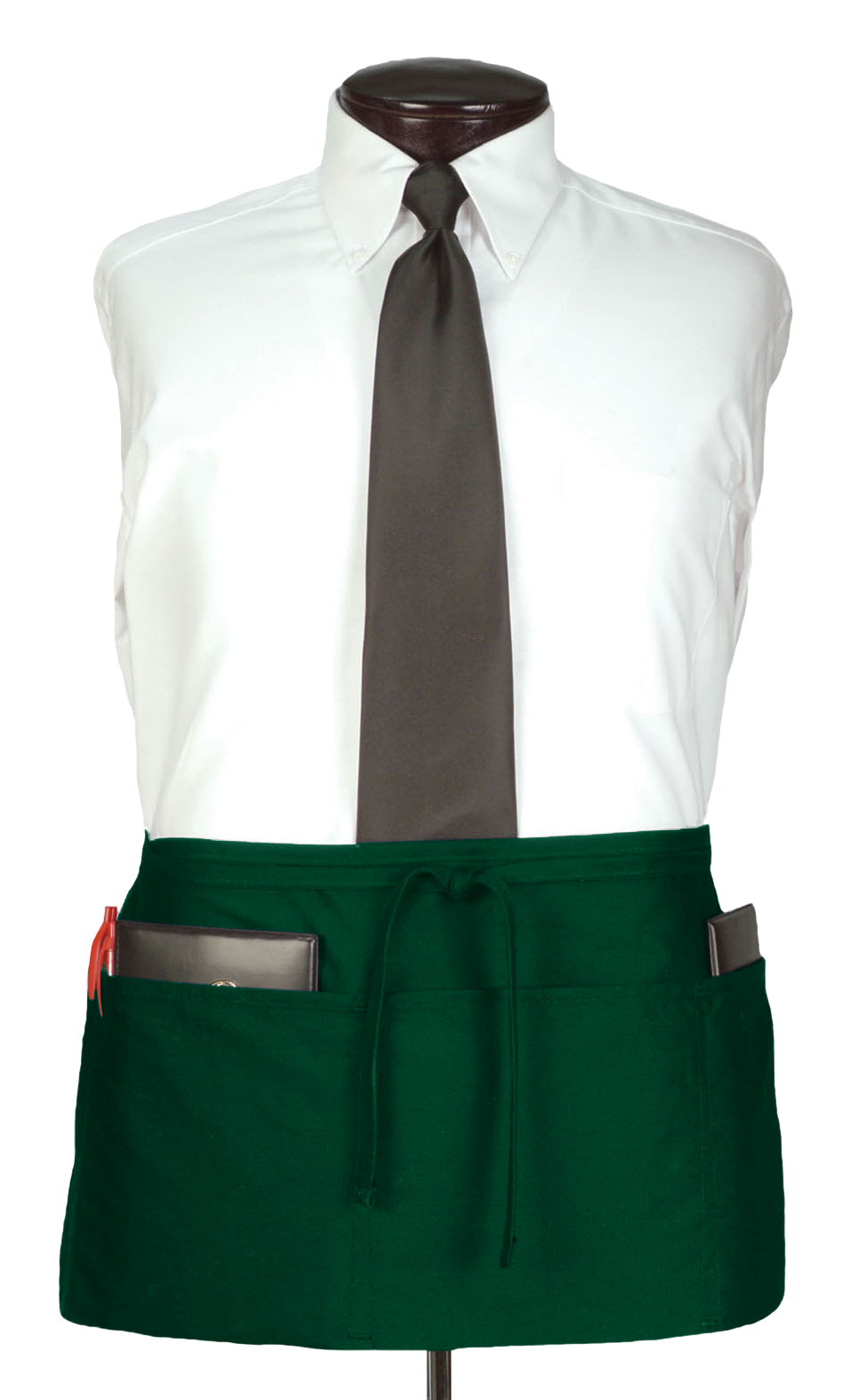 John Ritzenthaler Apron Waist, Chef Hunter Green, 350 Ct Pocket -- 12 Per Case