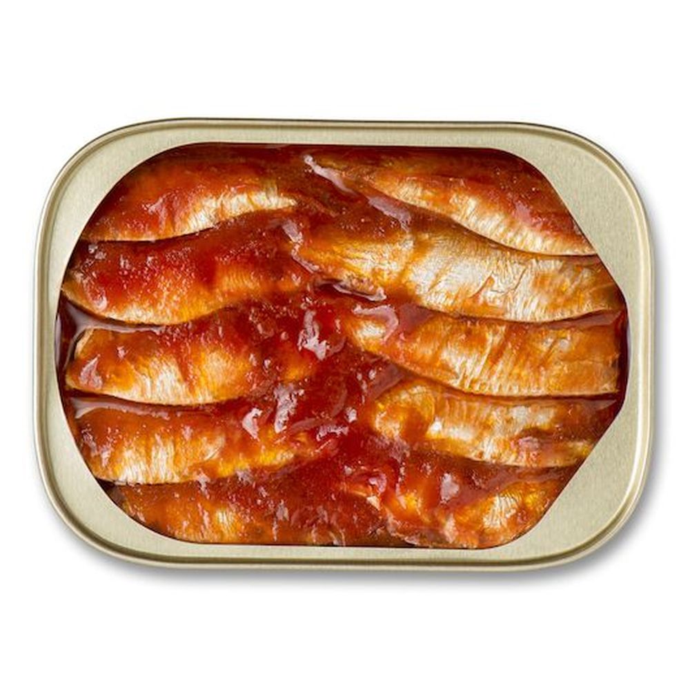 King Oscar Wild Caught Sardines In Zesty Tomato Sauce, 3.75 Ounce -- 12 Per Case